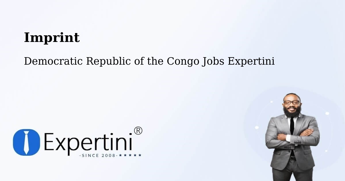 Imprint – Kasangulu - Democratic Republic of the Congo Jobs Expertini